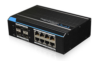 Industrial 8-Port Gigabit 4-Port Gigabit SFP L2 Managed Ethernet Switch