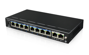 8 Ports Full Gigabit PoE Ethernet Switch