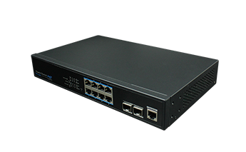 8-Port Gigabit Managed PoE Switch with 2 SFP Slots