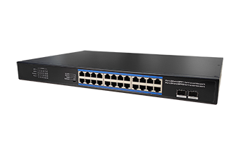 22-Port Gigabit PoE+ 2-Port Gigabit Combo Unmanaged Ethernet Switch