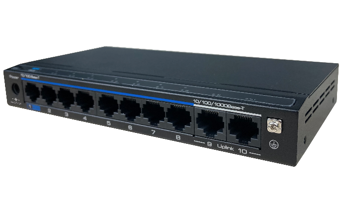 8-Port FE PoE++ 2-Port Gigabit Ethernet Switch