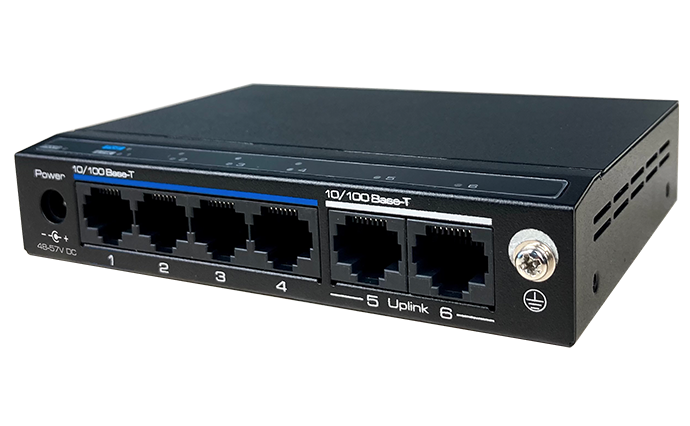 4-Port FE PoE+ 2-Port Fast Ethernet Switch