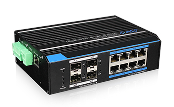 8 ports industrial poe switch