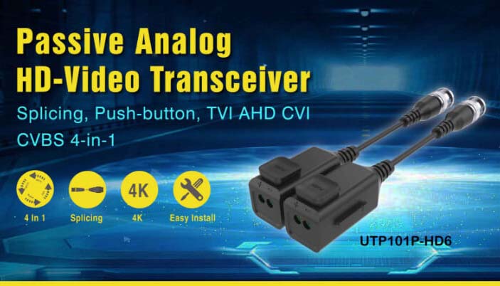 UTEPO Passive Analog HD-Video Transceiver