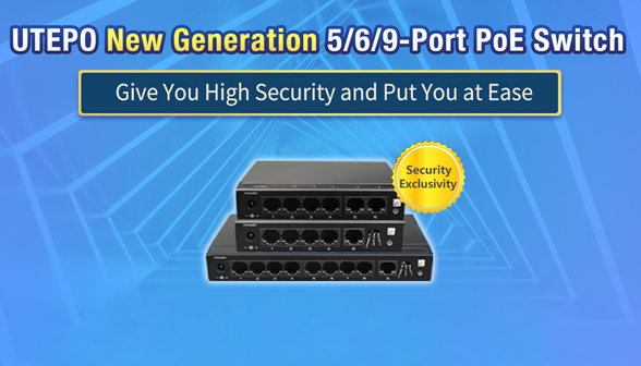 UTEPO New Generation 5/6/9 Ports PoE Switch