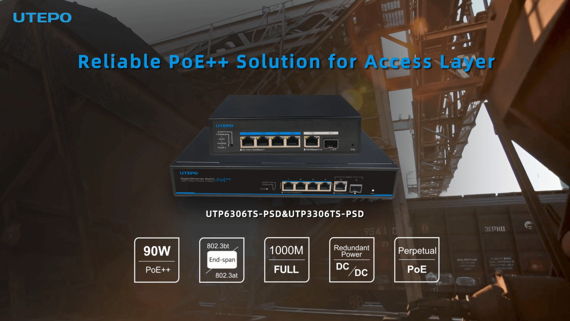 UTEPO Reliable PoE++ Solution for the Access Layer